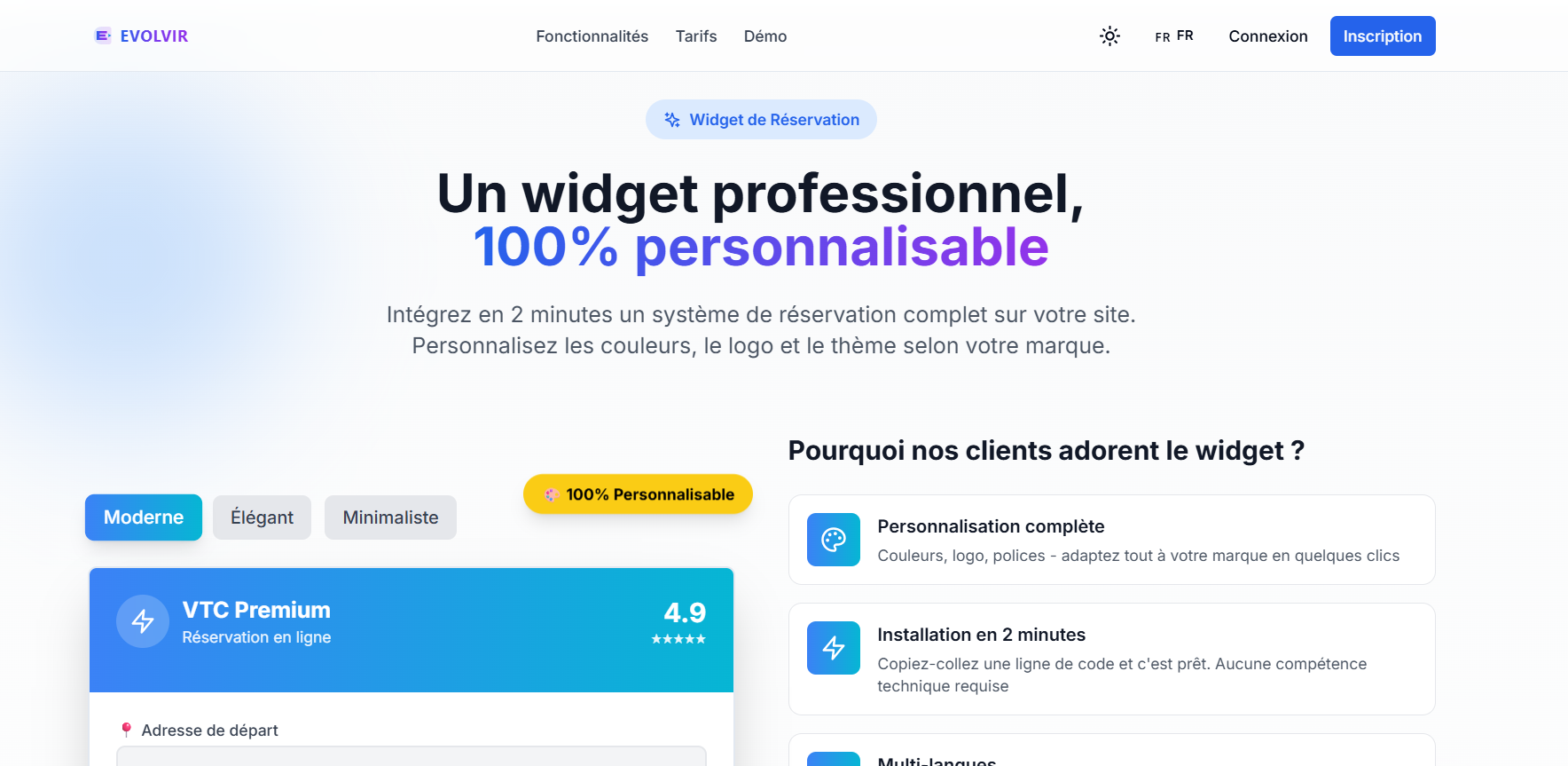 Créateur de site Evolvir 3